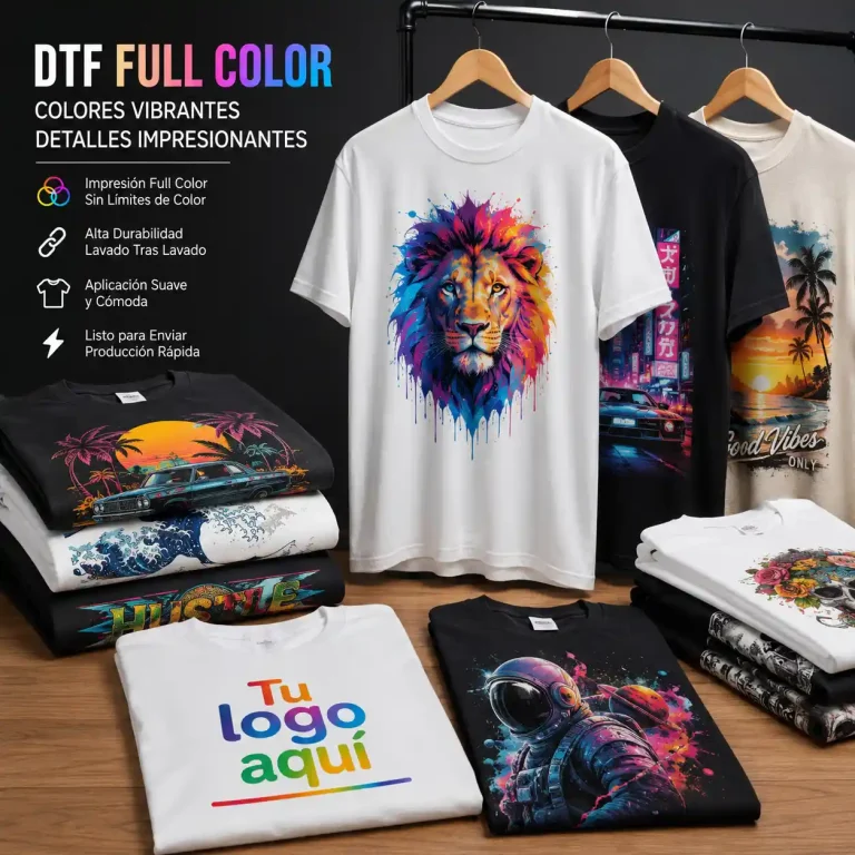 DTF estampados en camisetas para empresas