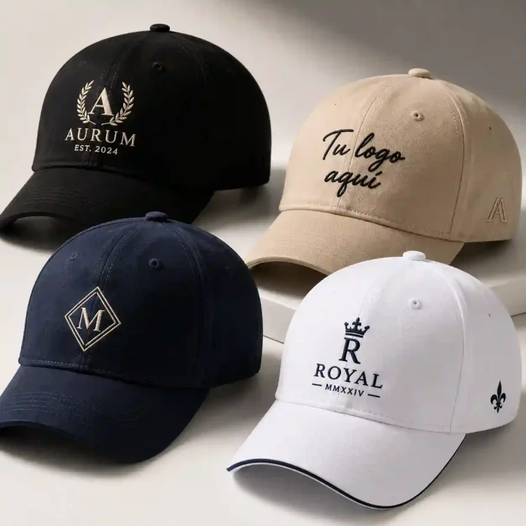 Gorra bordada personalizada para marca de ropa