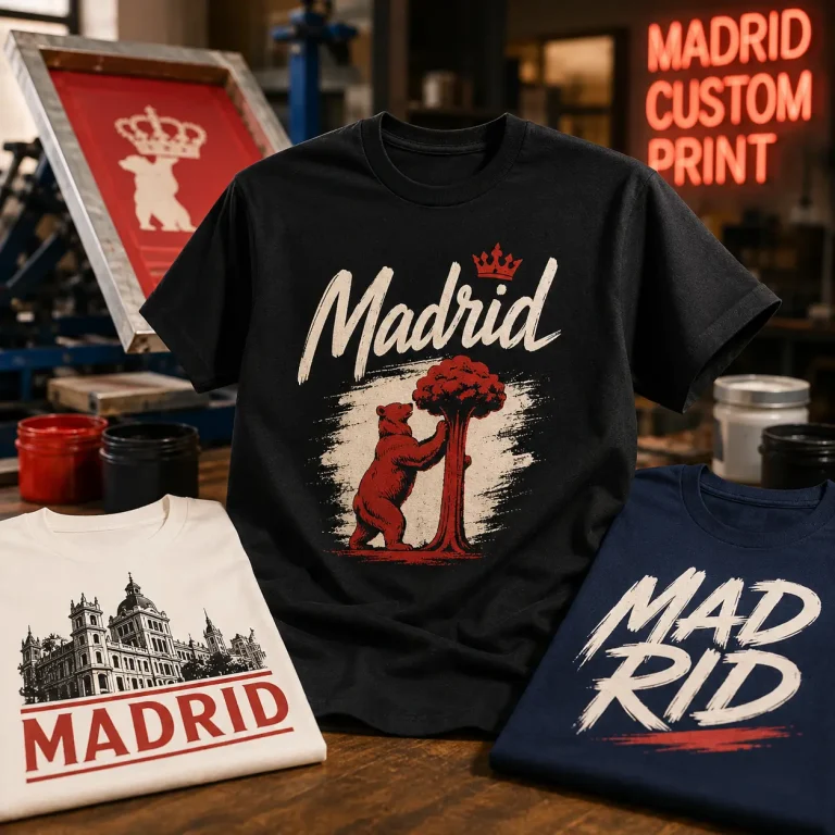 Camisetas personalizadas para empresas en Madrid