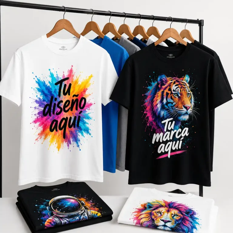 estampado a todo color en DTF en camisetas para marcas y empresas